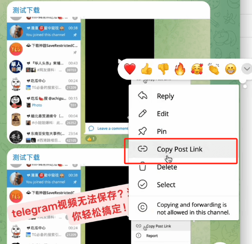 复制目标消息链接